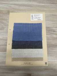 AN-9007 مخطط من القطن والكتان بتشطيب مغسول[Textile / Fabric] Arinobe Shoten صور إضافية