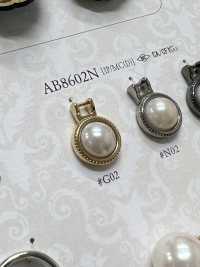 AB8602N طرف سحاب مصبوب/مطلي باللؤلؤ IRIS صور إضافية
