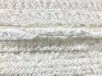 DS.1028-S دانتيل كشكش مجمّع أبيض مائل للصفرة 20mm DAISADA صور إضافية