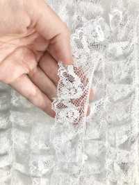 DS.2169-S دانتيل كشكشة مجمعة أبيض مائل للصفرة 35mm[Lace] DAISADA صور إضافية