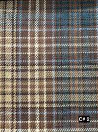 A-8115 مربعات ميلانج ملتوية[Textile / Fabric] Arinobe Shoten صور إضافية
