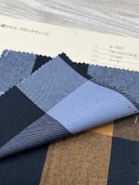A-7071 تويل قطني بنقشة مربعات كبيرة[Textile / Fabric] Arinobe Shoten صور إضافية