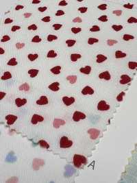 DH13097S قماش قمصان Homie (Heart) نصف طيّة[Textile / Fabric] VANCET صور إضافية