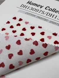 DH13097S قماش قمصان Homie (Heart) نصف طيّة[Textile / Fabric] VANCET صور إضافية