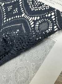 KKF8725-W-D4 دانتيل جاكار من البوليستر بنمط هيذر، عرض عريض[نسيج / قماش] Uni Textile (Komon Kobo) صور إضافية
