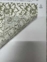 KKF8729-W-D1 برودكلوث دانتيل بتأثير هيدر ودروب بليت من البوليستر[نسيج / قماش] Uni Textile (Komon Kobo) صور إضافية