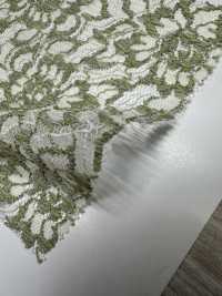 KKF8729-W-D1 برودكلوث دانتيل بتأثير هيدر ودروب بليت من البوليستر[نسيج / قماش] Uni Textile (Komon Kobo) صور إضافية