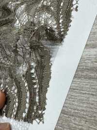 KKF8575-D4 دانتيل حبلي بحافة متموجة أحادية الجانب Ny/Ry[نسيج / قماش] Uni Textile (Komon Kobo) صور إضافية