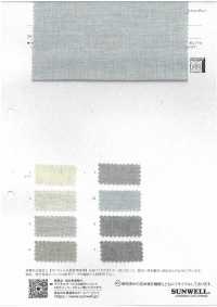 14384 قماش دنقري من القطن/الكتان العضوي المصبوغ بالخيوط[Textile / Fabric] SUNWELL صور إضافية