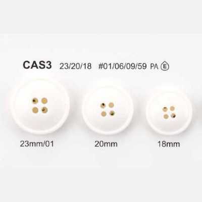 CAS3 زر رباعي الثقوب من راتنج النايلون