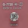 G7720 زر بساق نصف حلقي زجاج/مصبوب