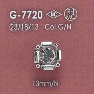 G7720 زر بساق نصف حلقي زجاج/مصبوب