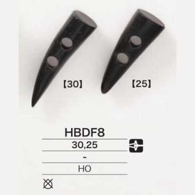 HBDF8 زر دافل من قرن جاموس حقيقي