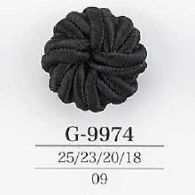 G9974 زر ساق أنبوبي من خيط/راتنج النايلون