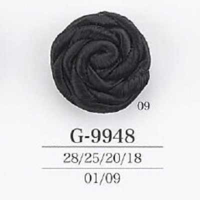 G9948 زر بساق نفقية من راتنج كورد/نايلون