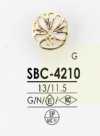 SBC4210 زر بساق نصف حلقية من راتنج الإيبوكسي/معدن عالي
