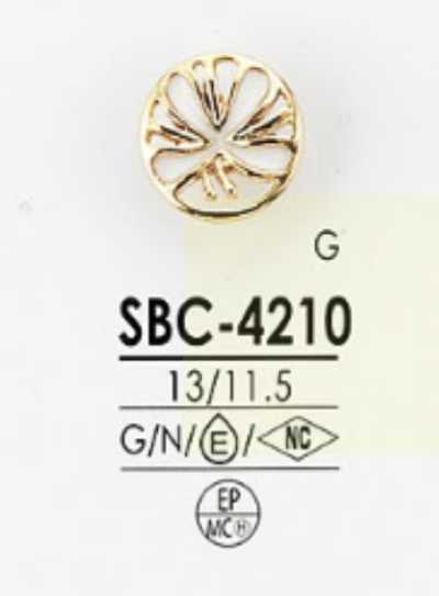 SBC4210 زر بساق نصف حلقية من راتنج الإيبوكسي/معدن عالي