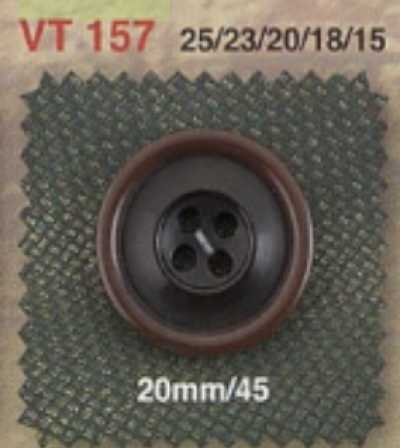 VT157 زر بأربع ثقوب من راتنج البوليستر