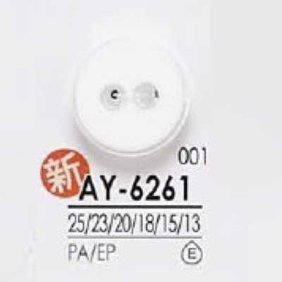 AY6261 زر أمامي ذو فتحتين من راتنج النايلون/راتنج الإيبوكسي