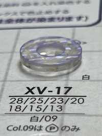 XV17 زر ذو فتحتين مصنوع من راتنج البوليستر[Buttons] IRIS صور إضافية