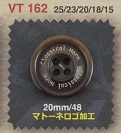 VT162 زر بأربع فتحات من راتنج البوليستر