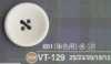 VT129 زر خياطة بأربع فتحات من راتنج البوليستر