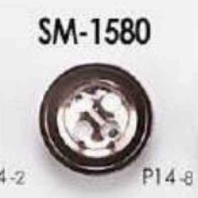 SM1580 زر نحاسي بأربعة ثقوب من الأمام