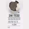 SM1530 زر بساق بنصف حلقة دائرية من النحاس الأصفر