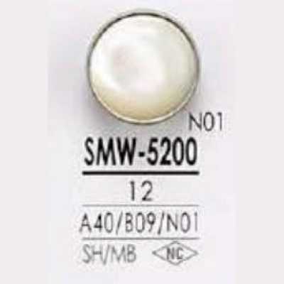 SMW5200 زر بساق حلقي نصف دائري من Takase Shell/Brass