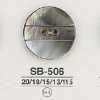 SB506 زر ذو فتحتين من صدف أم اللؤلؤ الأسود