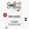 SBC4283 أزرار أخرى، مصنوعة من الزجاج/معدن عالي/النحاس الأصفر
