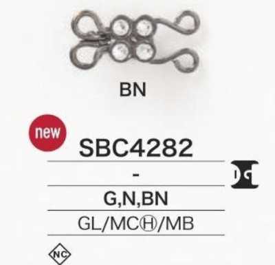 SBC4282 خطاف من معدن عالي/نحاس مزين بالزجاج