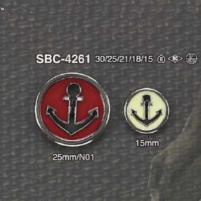 SBC4261 زر ذو فتحتين مع فتحات أمامية من راتنج إيبوكسي/معدن عالي الجودة