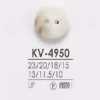 KV4950 زر أمامي ذو فتحتين من راتنج البوليستر