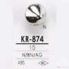 KR874 زر مربع بساق على شكل نصف حلقة من راتنج ABS