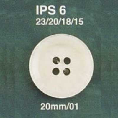 IPS6 زر من راتنج البوليستر بأربع ثقوب