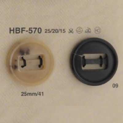 HBF570 زر باراشوت من قرن الجاموس الحقيقي