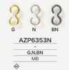 AZP6353N أزرار أكمام من النحاس / وصلات قابلة للتحويل