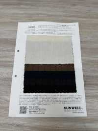 76363 قطن/صوف مصبوغ بالخيوط مع تمشيط خلفي بنقشة شيفرون مخططة[نسيج / قماش] SUNWELL صور إضافية