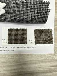 OA35180 كتان كلاسيكي بنقشة Glencheck ونقشة Houndstooth[نسيج / قماش] Oharayaseni صور إضافية