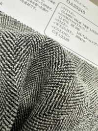 OA35246 هيريغبون كلاسيكي من الكتان مع نُتوءات حريرية[Textile / Fabric] Oharayaseni صور إضافية