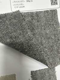 OA35246 هيريغبون كلاسيكي من الكتان مع نُتوءات حريرية[Textile / Fabric] Oharayaseni صور إضافية
