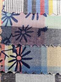INDIA-2109 طباعة غزل مصبوغ[Textile / Fabric] Arinobe Shoten صور إضافية