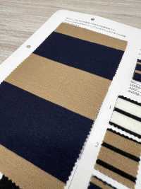 FJ210060 AW ستريتش بونتي بخطوط أفقية (تباعد عريض)[نسيج / قماش] Fujisaki Textile صور إضافية
