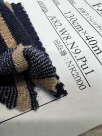 FJ210070 AW ستريتش بونتي بخطوط أفقية (تخطيط دقيق)[نسيج / قماش] Fujisaki Textile صور إضافية