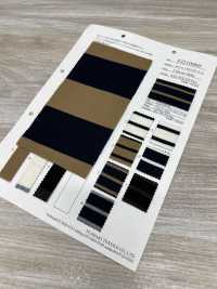 FJ210070 AW ستريتش بونتي بخطوط أفقية (تخطيط دقيق)[نسيج / قماش] Fujisaki Textile صور إضافية