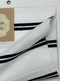 FJ220150 جيرسي تركي عضوي BD بخطوط أفقية[نسيج / قماش] Fujisaki Textile صور إضافية