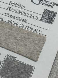 FJ940014 26/- F.EARTH ريب دائري 8683KW. فلوريسنت مبيض هيذر[نسيج / قماش] Fujisaki Textile صور إضافية