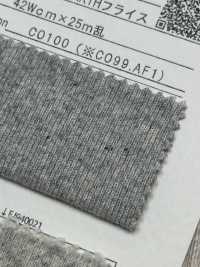 FJ940034 26//- F.EARTH حياكة مضلعة دائرية 8683KW. هيذر مبيّض فلوري[نسيج / قماش] Fujisaki Textile صور إضافية