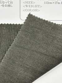 OWD25310 كانفاس قطن كتان رامي بمعالجة صبغة Sumi[Textile / Fabric] Oharayaseni صور إضافية
